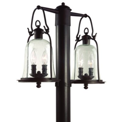 Owings Mill Outdoor Double Postmount by Troy Lighting - Starlight Lighting USA and Canada